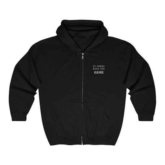 It Comes With The Game Full Zip Hooded Sweatshirt