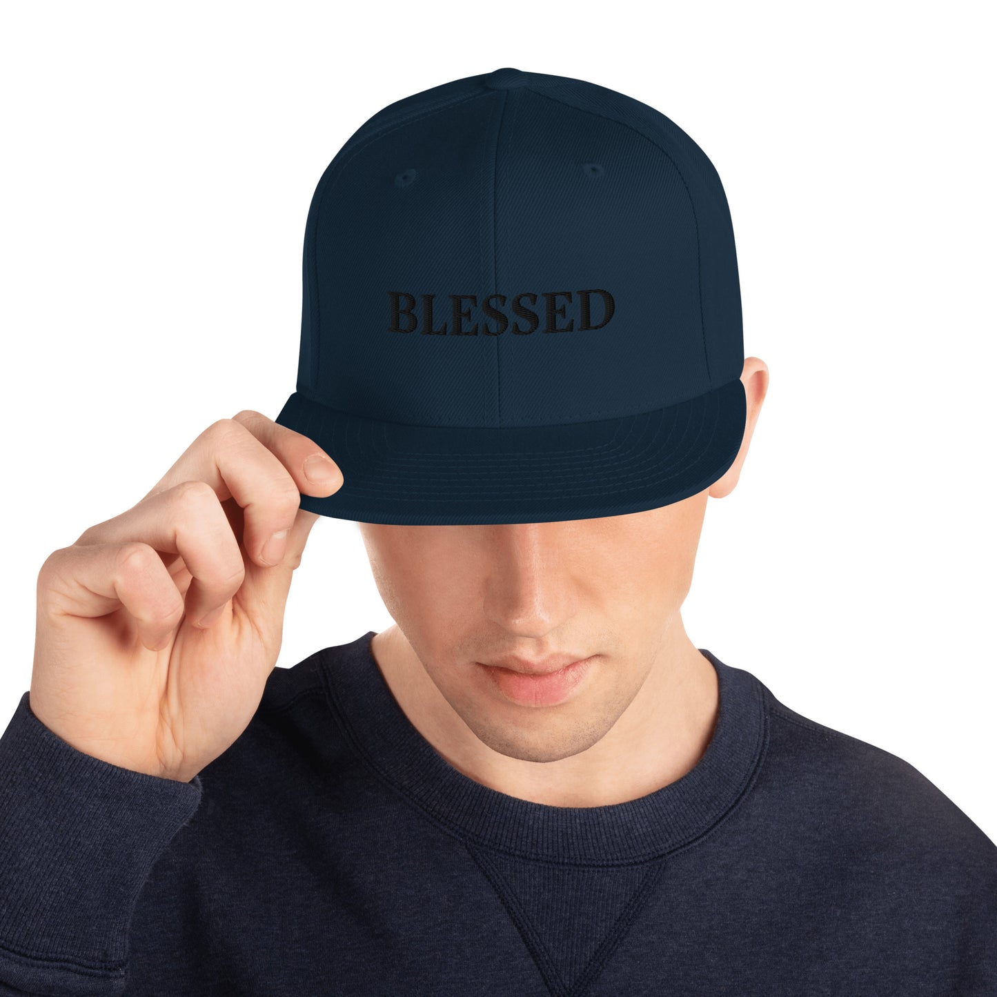 Stylistic Designs Blessed Snapback Hat