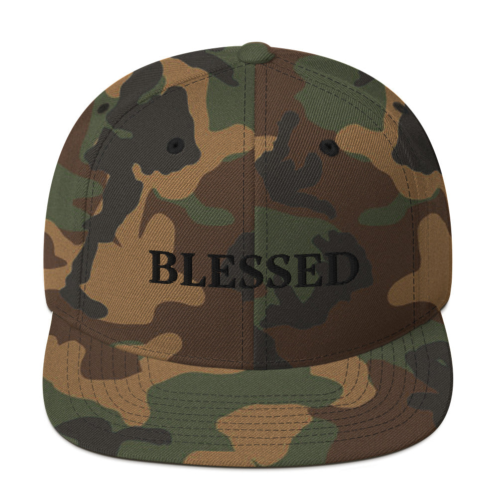 Stylistic Designs Blessed Snapback Hat