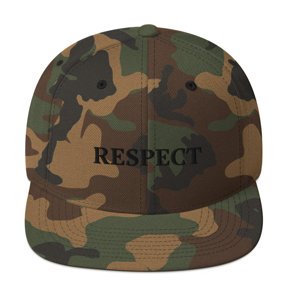 Respect Snapback Hat