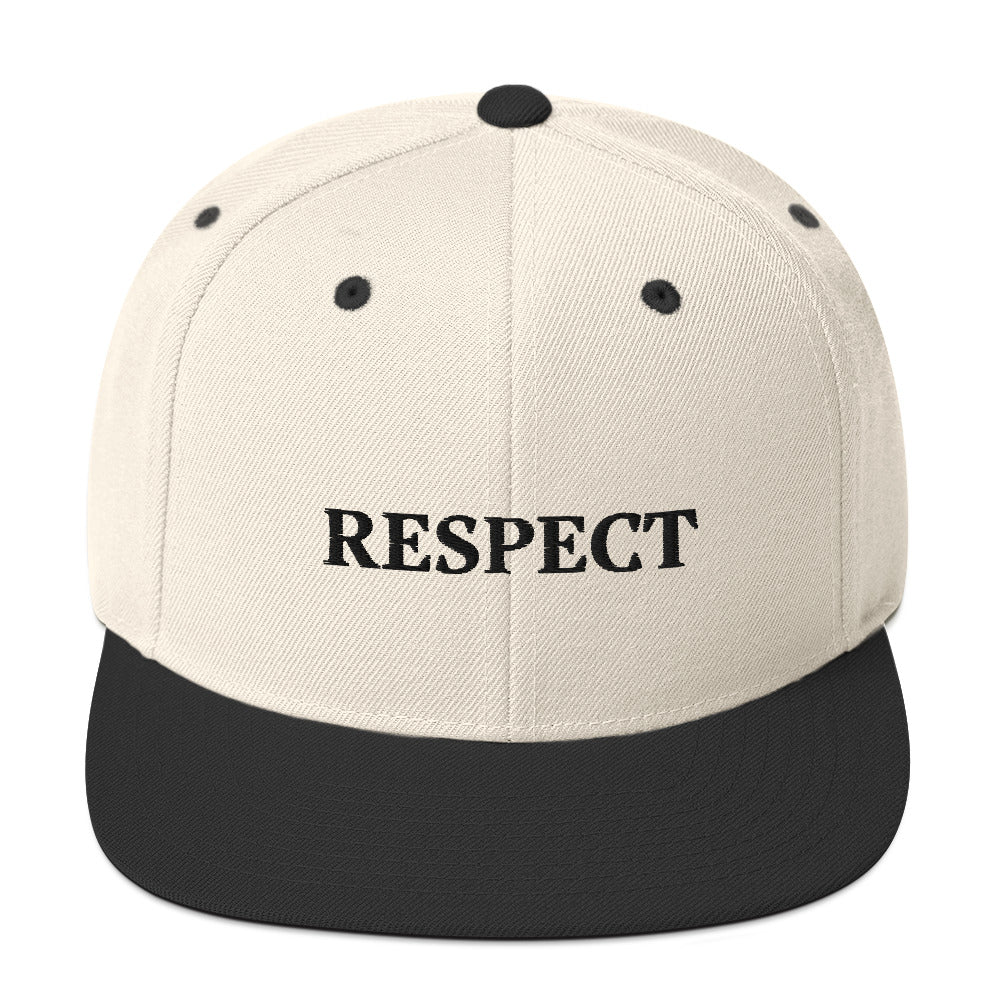 Respect Snapback Hat