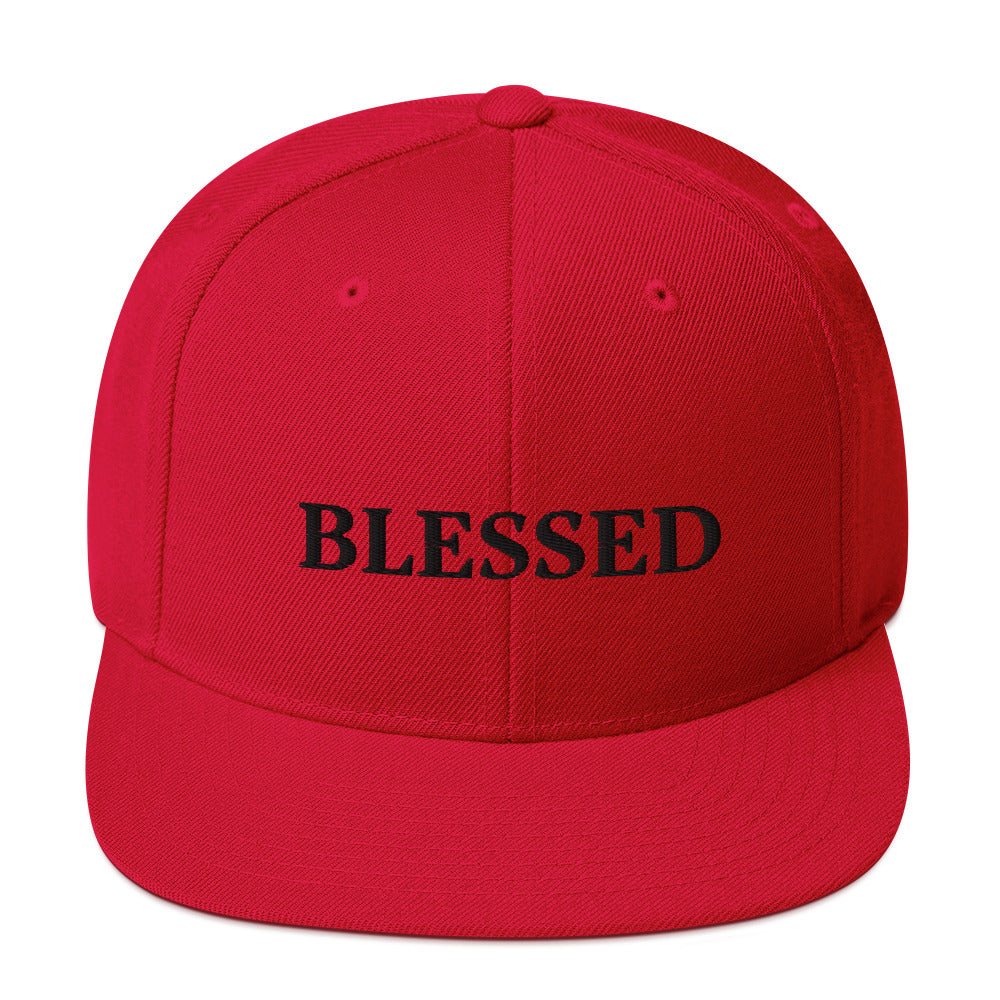 Stylistic Designs Blessed Snapback Hat