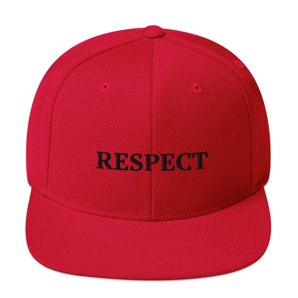 Respect Snapback Hat