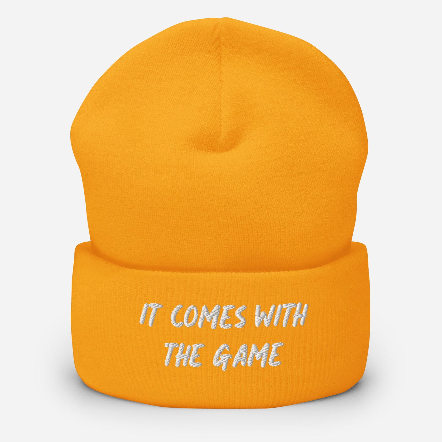 It comes with the Game Cuffed Beanie