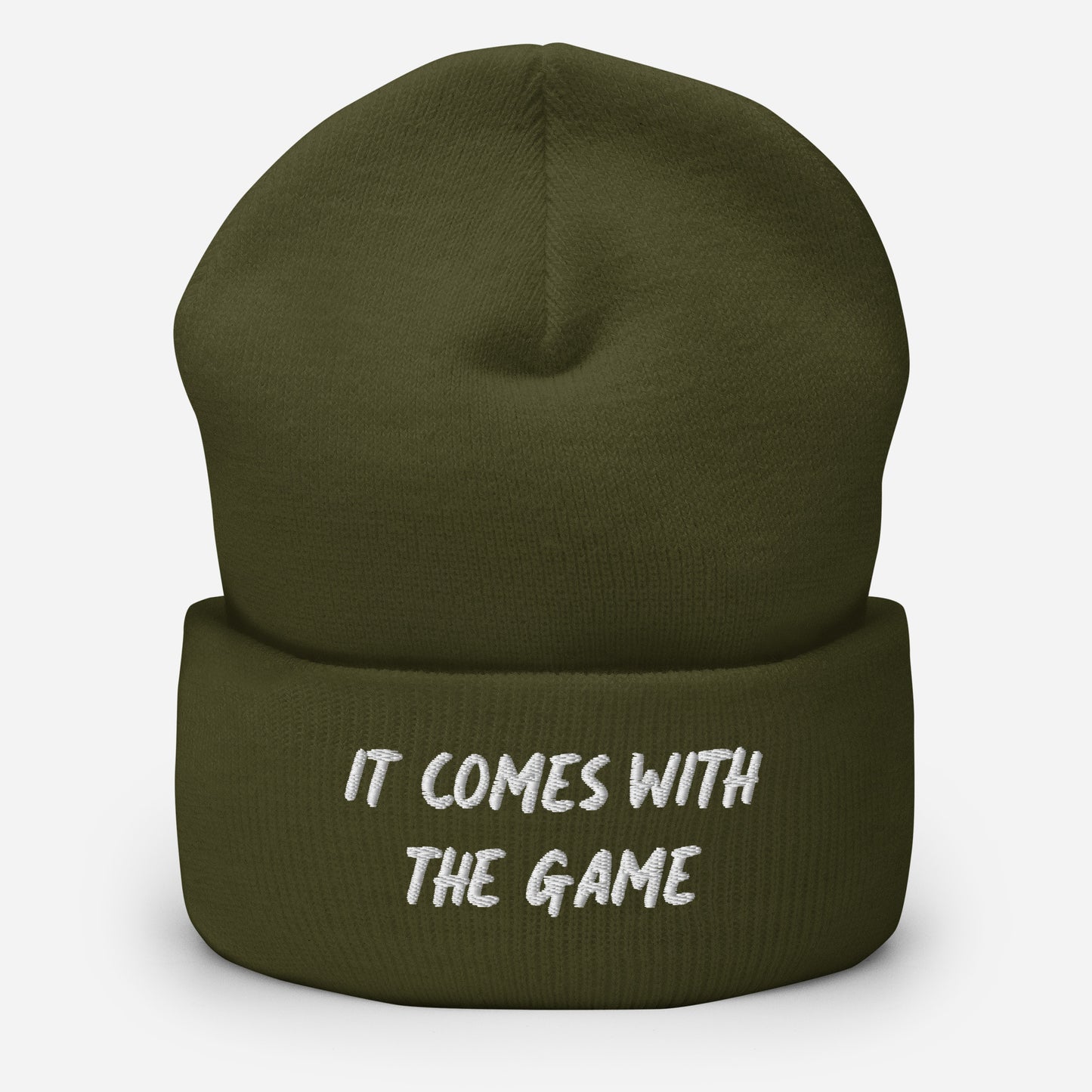 It comes with the Game Cuffed Beanie