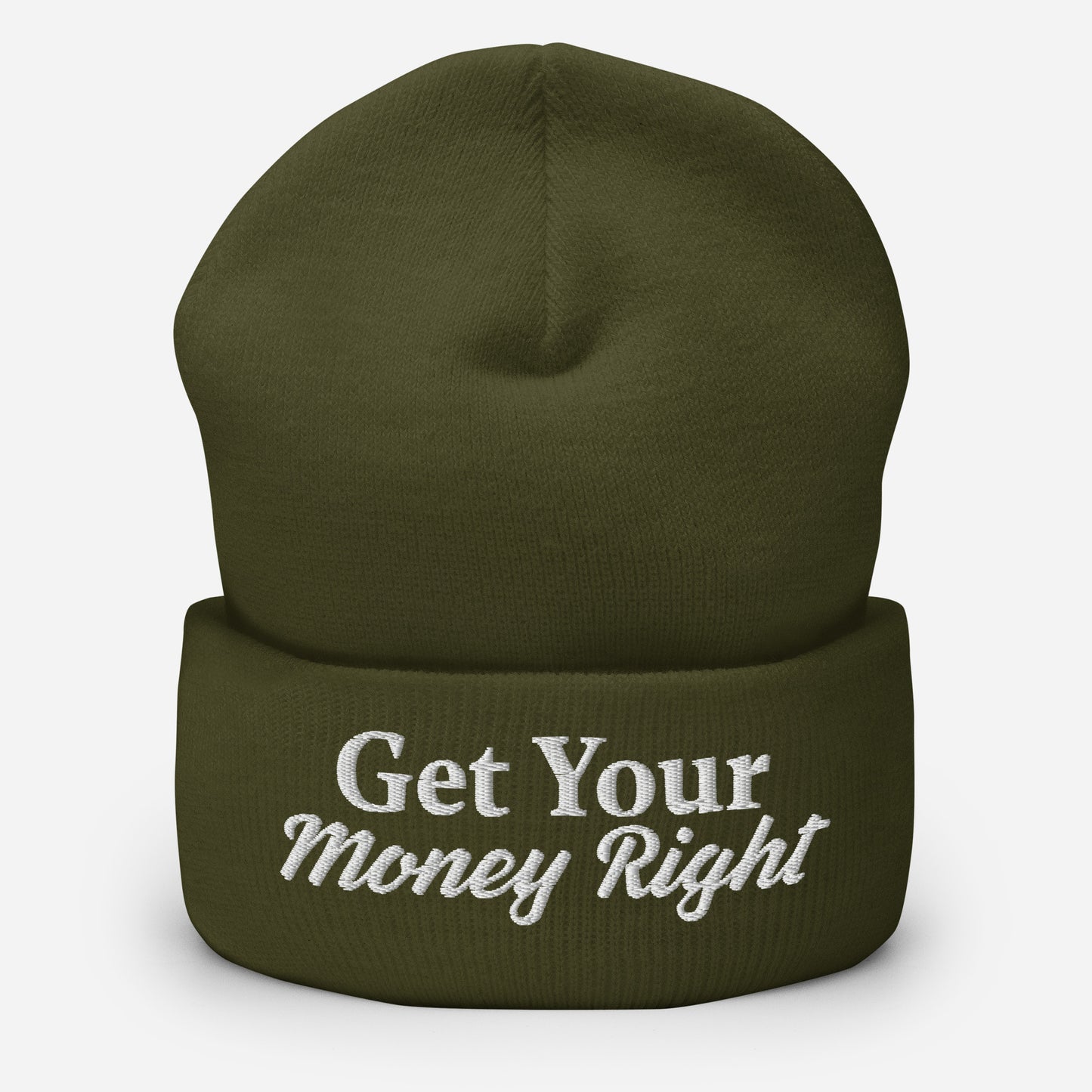 Get Your Money Right Cuffed Beanie